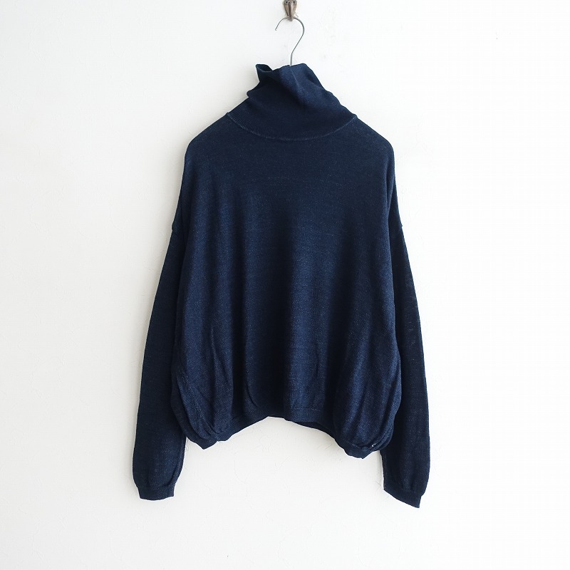 【美品】45R〈日本製〉R刺繍入り インディゴ染め スウェット 2 フォーティファイブアール 45R インディゴ染めスウェット