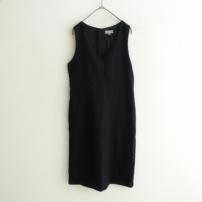 MHL. ノースリーブワンピース ブラック 2 マーガレットハウエル MARGARET HOWELL ノースリーブワンピース