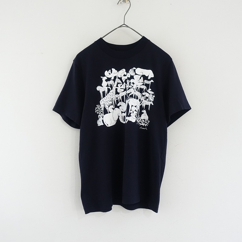 ミナペルホネン　Tシャツ　life puzzle 白 つづく展】ミナぺルホネンなのに洗濯可能！life puzzle の Tシャツ