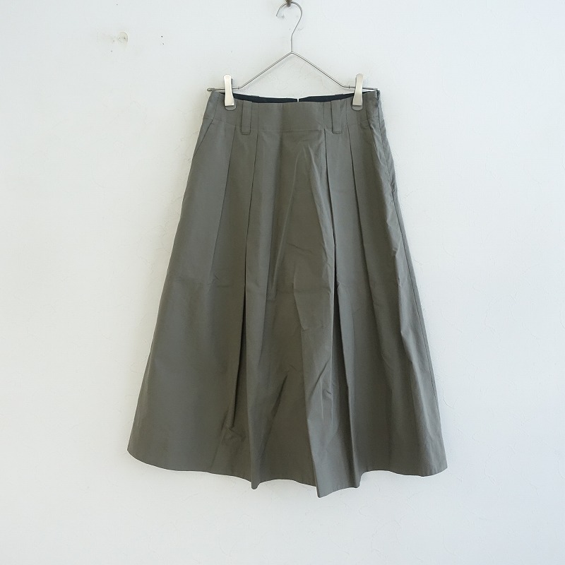 未使用 22SS マーガレットハウエル コットンワイドタックキュロット 3 MARGARET HOWELL - 未使用 22SS マーガレットハウエル コットン