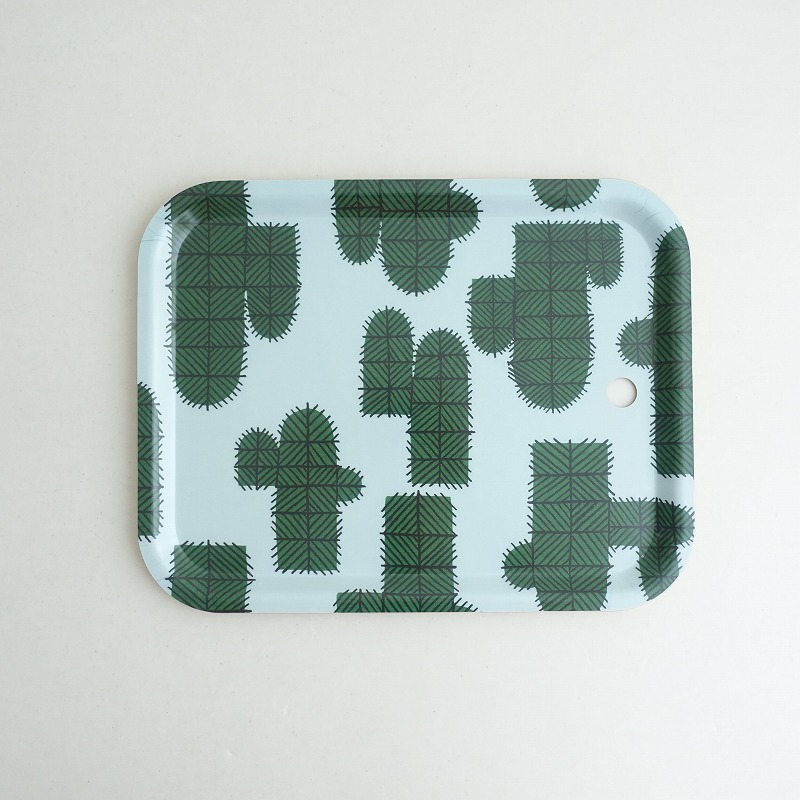 美品】ミナペルホネン mina perhonen cactus トレイ (大) (ac87