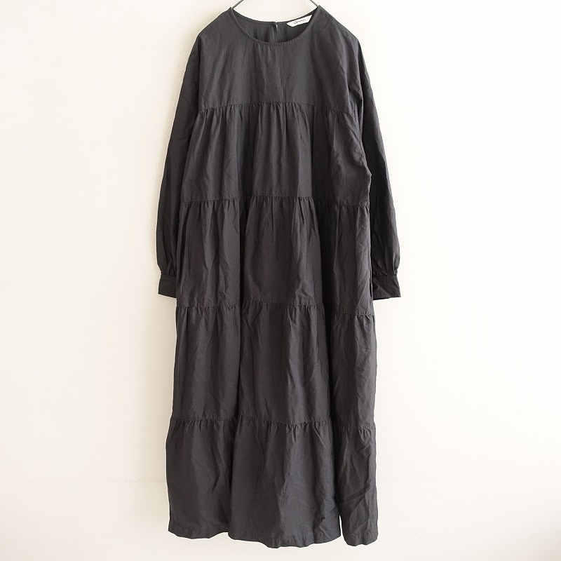 ジムフレックスのワンピース新品タグ付き値下げしました 美品/2023AW/定価2.4万】ジムフレックス Gymphlex ティアード