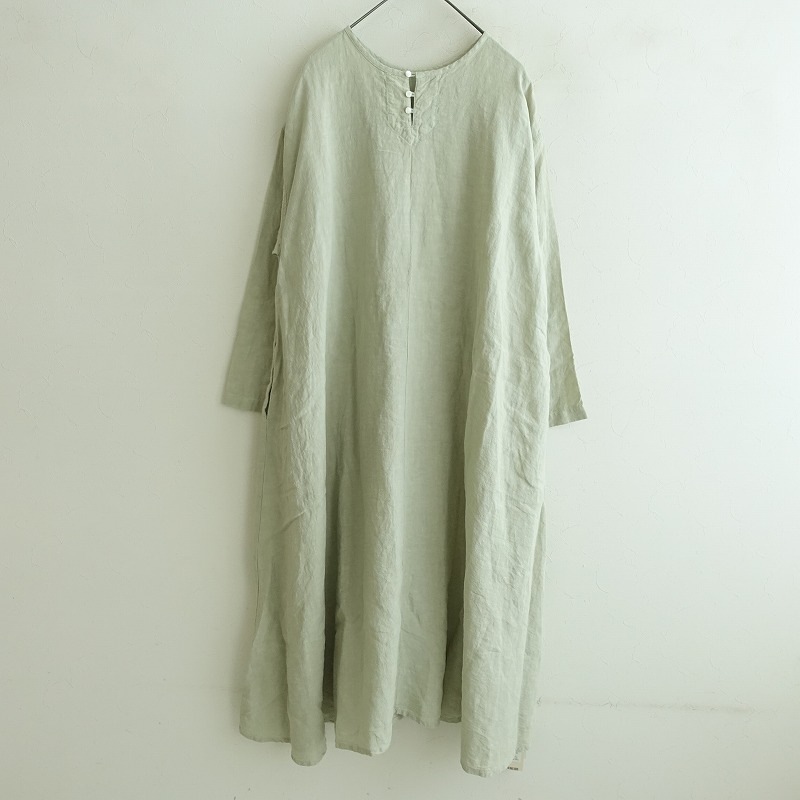 ネストローブ 2way リネンワンピース 定価2.8万】ネストローブ nest Robe リネン近江晒しタックフレア
