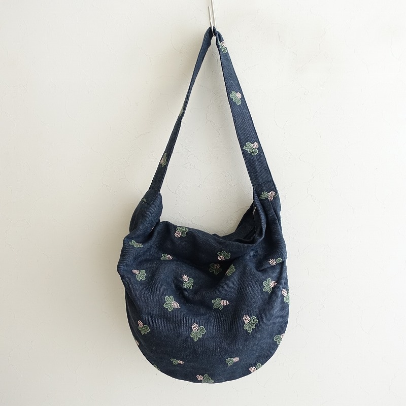 ミナペルホネン ポンピア(brown&light blue) ショルダーバック Amazon.co.jp: ミナペルホネン pomppia ポンピア ショルダー
