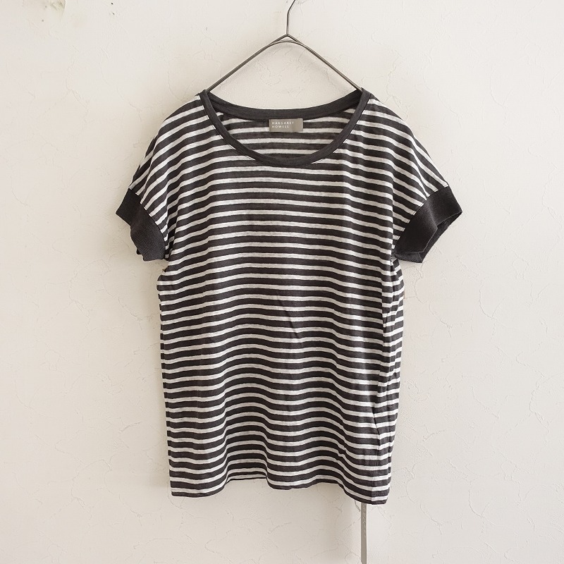 ＊新品・未使用＊ タグ付き MARGARET HOWELL ボーダーカットソー MARGARET HOWELL 英国レトロ トラッド古着 ボーダーカットソー