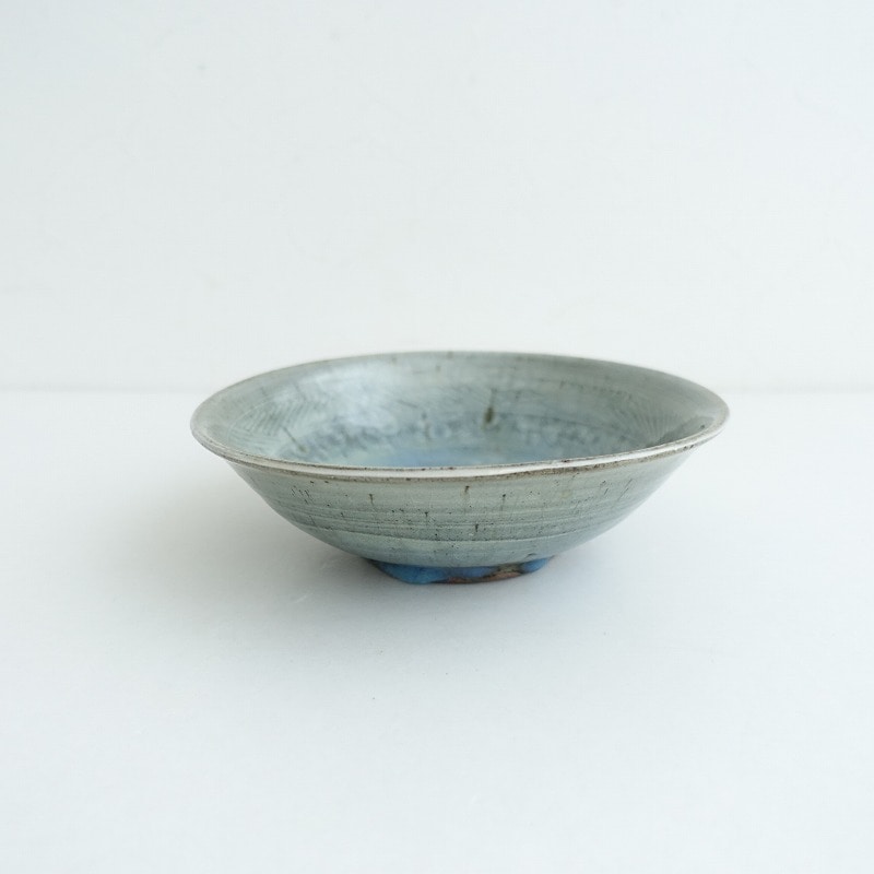 美品】 富井貴志 白漆リム皿 27cm (wa84-2502-101)【41C52