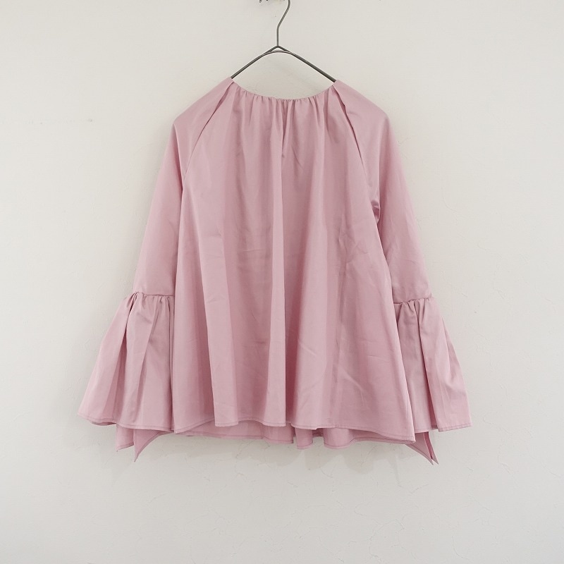 DRAWER コットンフレアスリーブブラウス 定価7.4万✨ピンク