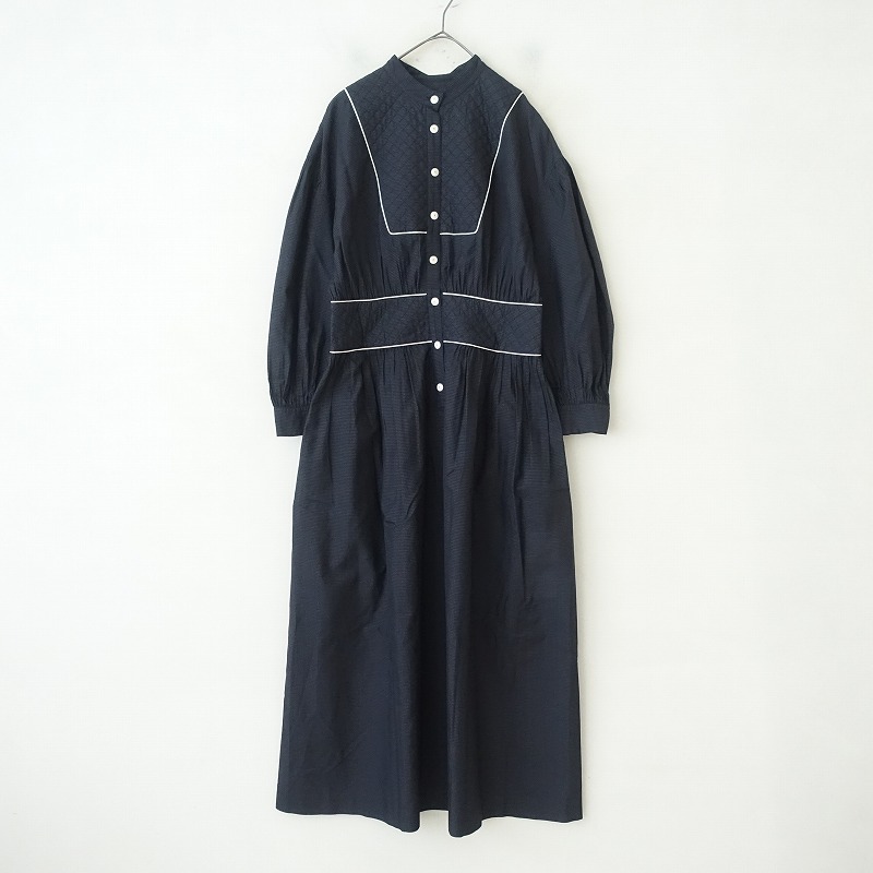 mina perhonen ワンピース 36(S位) 0191725J0011 美品/2023AW】ミナペルホネン mina perhonen particule ヨーク