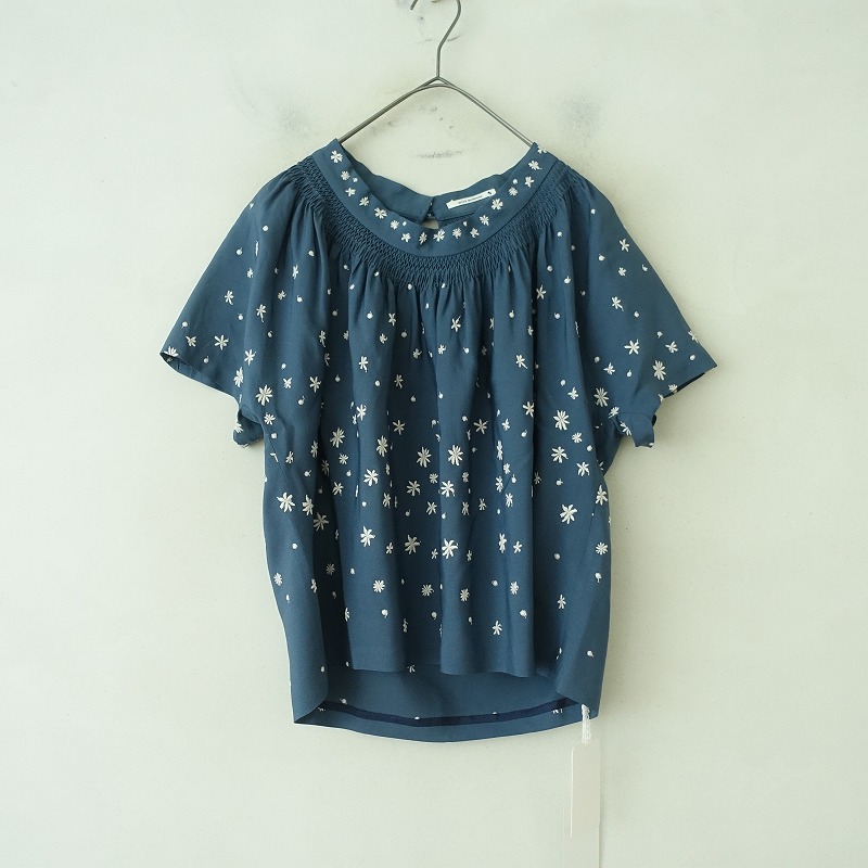 ミナペルホネン hoshihana ブラウス 定価5万】ミナペルホネン mina perhonen hoshi hana 刺しゅう