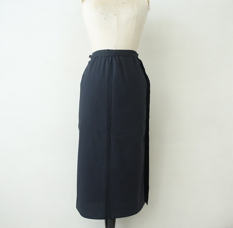 ヨリ Yoli Wrap skirt コットンラップロングスカート FREE (sk25