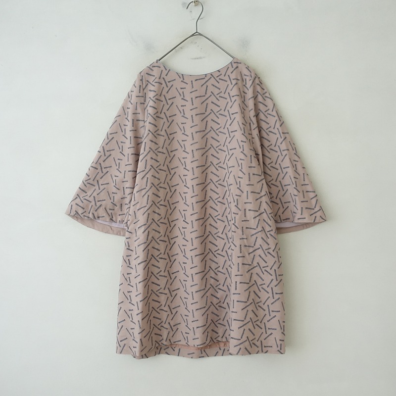 ミナペルホネン 七分袖ワンピース ミナペルホネン ランドリーmina perhonen laundry porcelain