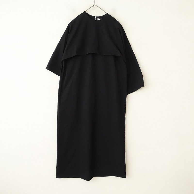 2024/定価14.8万】ジルサンダー JIL SANDER DRESS W/CAPE ケープ風