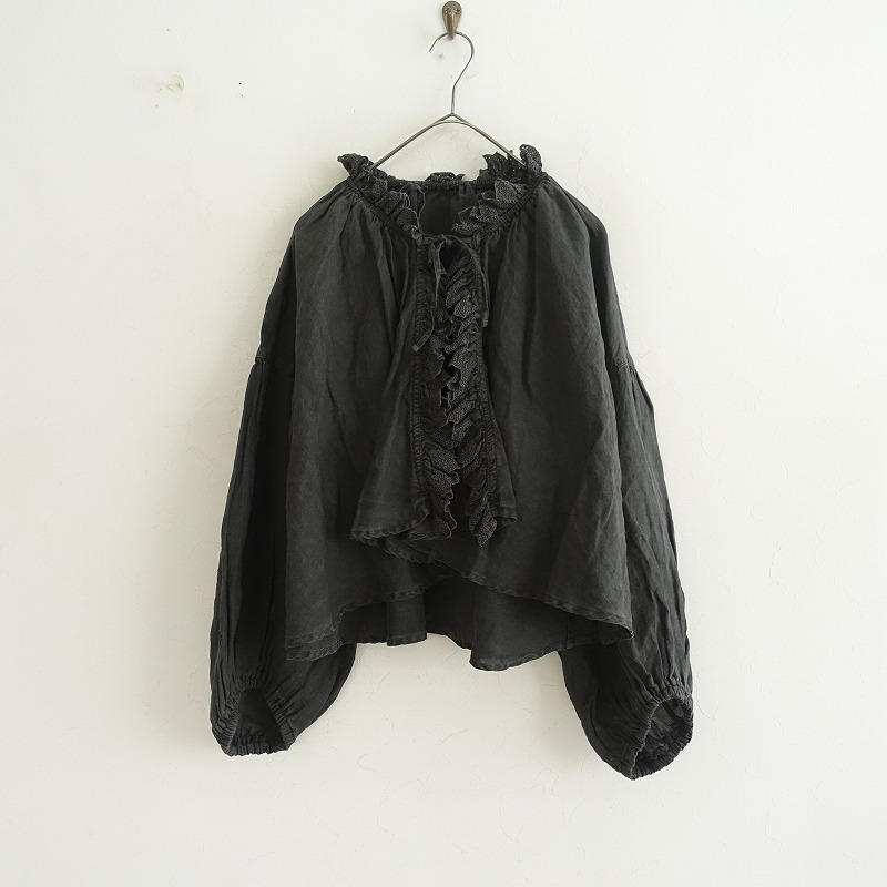 訳あり 希少✨️ ネストローブ リネン 天然染め フリルカラーブラウス Weekly Ranking >>店頭人気アイテム 7/20 | ONLINE SHOP | nest