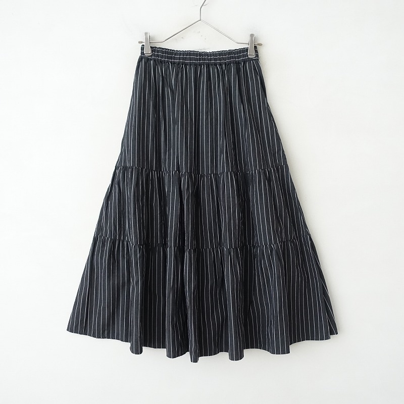 美品　オオカミとフクロウ　 こもれび森のかくれんぼ　 ロング　スカート 総柄 美品 オオカミとフクロウ こもれび森のかくれんぼ ロング