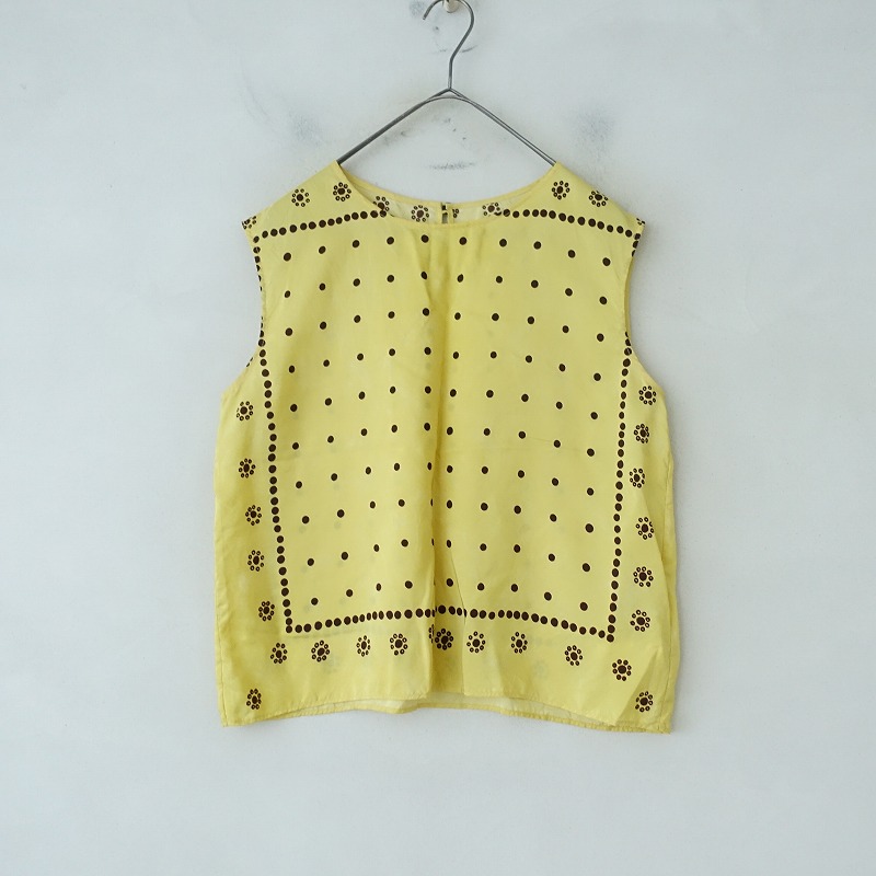 45r シルクシャツ 45R45rpm シルク100% インディゴノーカラーフリル