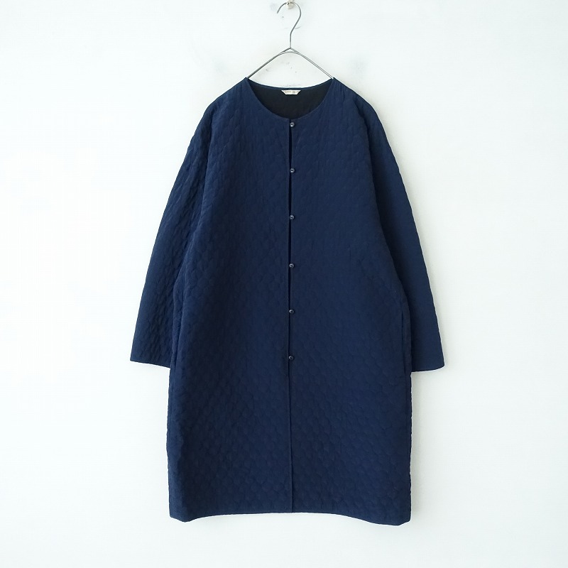 ARTS&SCIENCEアーツ＆サイエンス　ノーカラーコート アーツ&サイエンス ARTS&SCIENCE シルクキルティングノーカラー