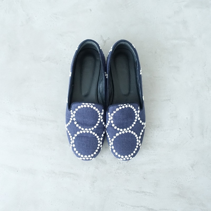 ミナペルホネン mina perhonen tambourine スリッポンシューズ 36/23