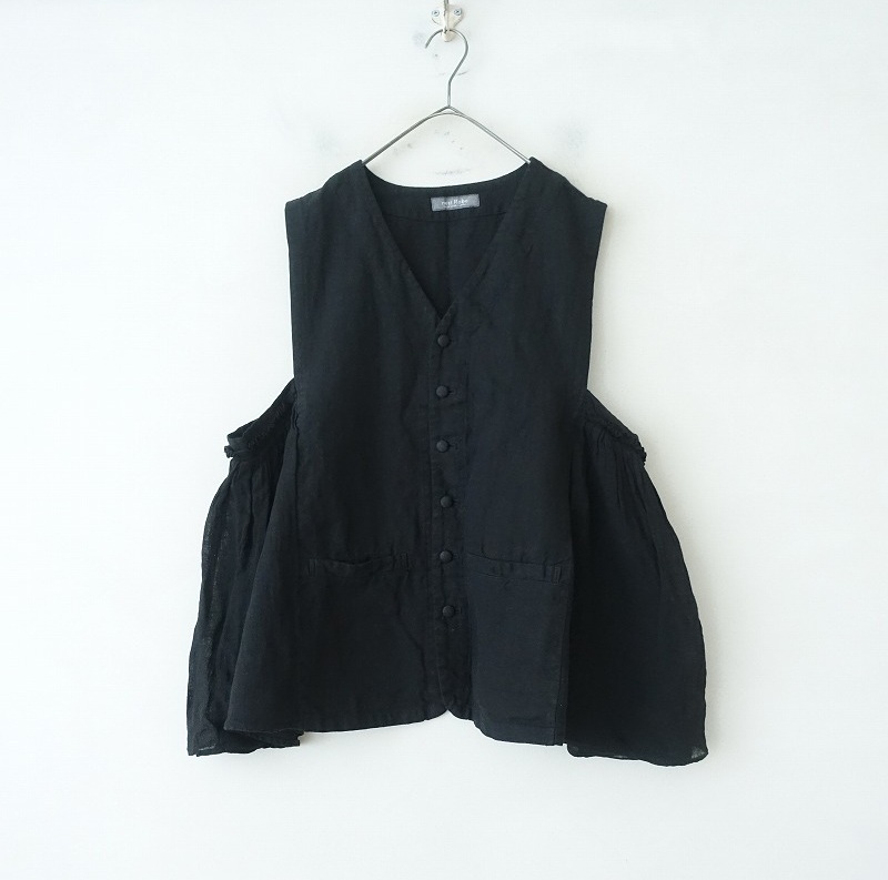 訳あり nestrobe ネストローブ リネンショートベスト付きワンピース fog with nest Robe 2タイプ | ONLINE SHOP | nest Robe Shop