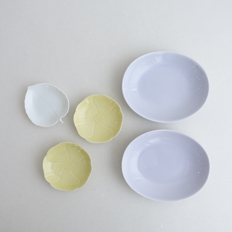 栗原はるみ Share with kurihara harumi オーバルプレート2枚・豆皿3枚