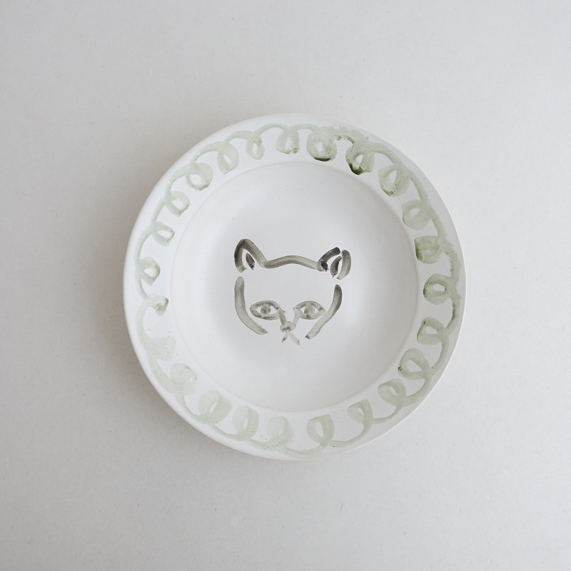 皆川明直筆　安藤雅信　コラボ　絵皿 澄んだ空気に包まれた器は、陶芸作家・安藤雅信×デザイナー・皆川明の 食器