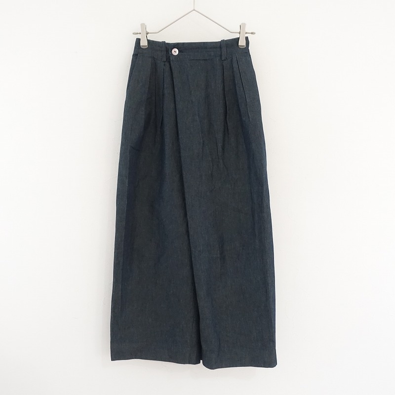 PAL'LAS PALACEピンヘッドタックパンツ/サイズ0ワンサイズ/新品 PAL'LAS PALACEピンヘッドタックパンツ/サイズ0ワンサイズ/新品