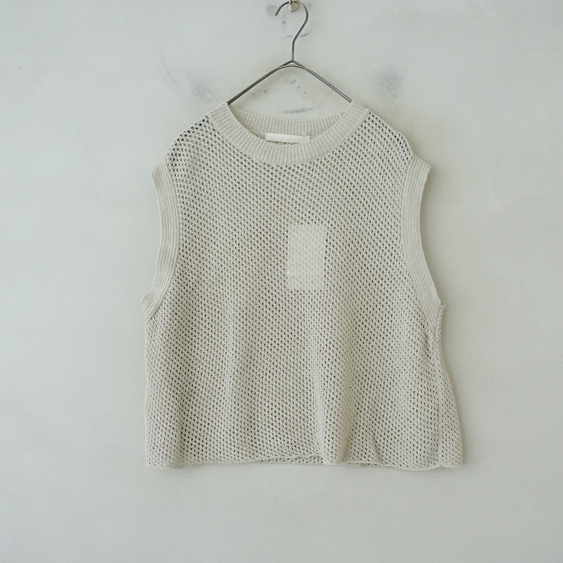 美品/2025/SS/定価2.2万】エヴァムエヴァ evam eva リネンコットン