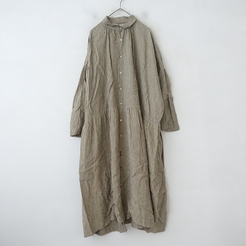 イチ アンティークス ICHI Antiquite's リネンワイドシャツ