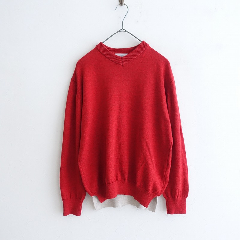 美品/定価2.3万】アトリエナルセ atelier naruse コットンウールV