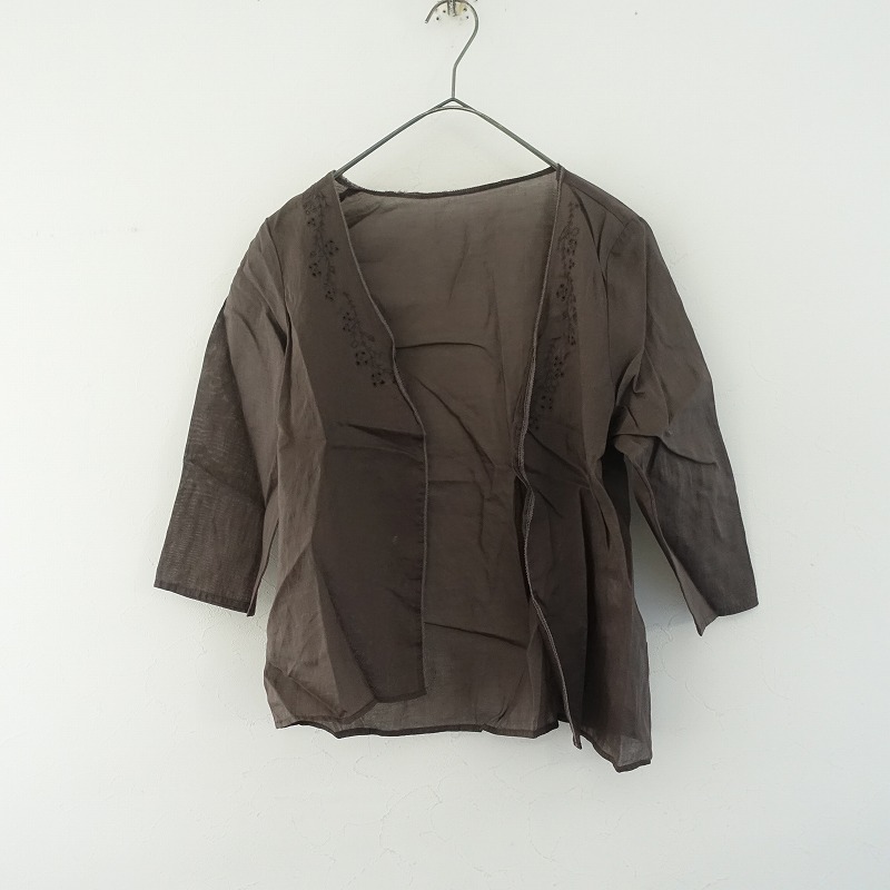 evam eva vie カシミア カシミヤ 100 ニットカーディガン 羽織り エヴァムエヴァ evam eva vie カシミヤ羽織ニットカーディガン - (25