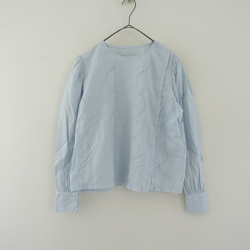 ユーモレスクhumoresqueサマーセーター　 グレー　七分袖　美品 ユーモレスクhumoresqueサマーセーター グレー 七分袖 美品