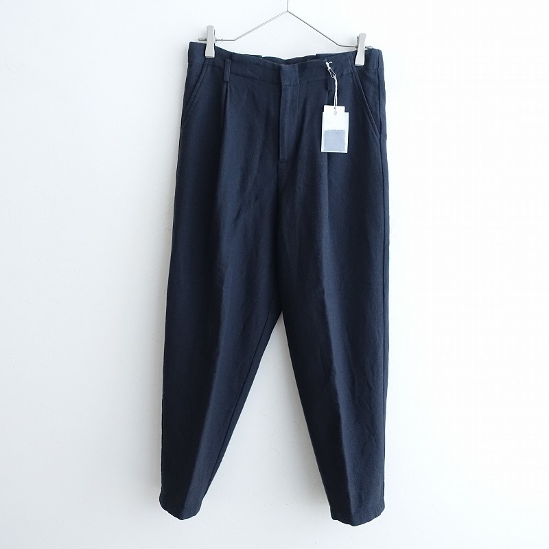 evam eva 今季！新品未使用！完売品！リネンウールパンツ　グレージュ evam eva エヴァムエヴァ 通販