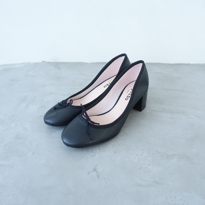 未使用 repetto パイソン レペット レザー グレー パンプス 37 repetto(レペット) 古着 買取 通販