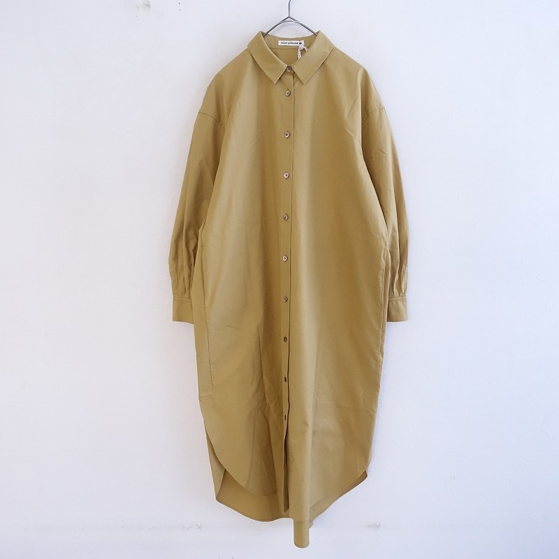 【お裁縫得意な方】minaperhonenミナペルホネン シャツワンピース 2023AW/定価7.1万】ミナペルホネン mina perhonen la fonte シャツ