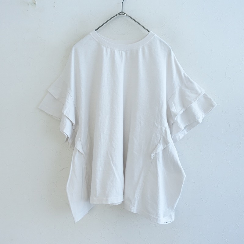 ネストローブ 天然染め天竺ラッフル Tee ネストローブ UpcycleLino 天然染め天竺ラッフルTee - メルカリ