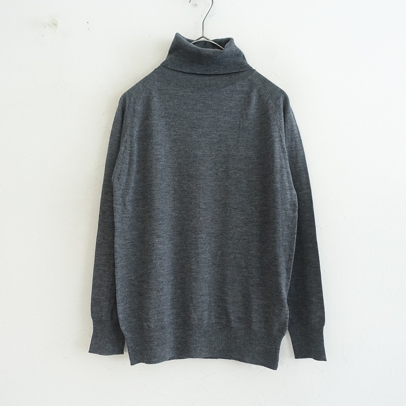 mizuiroind ニットワンピース ノースリーブ フリーサイズ ダークグレー ミズイロインド mizuiro-ind ⁄ ミズイロインド ニットロングノースリーブワンピース