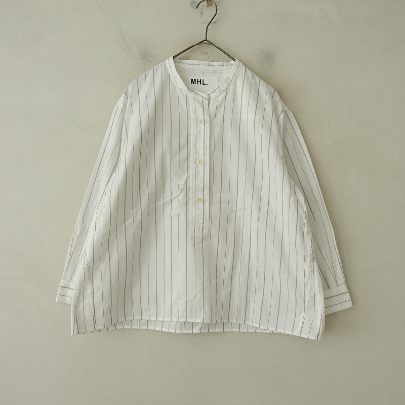 517u*美品 マーガレットハウエル ファイン コットン シルク ブラウス MARGARET HOWELL - 517u*美品 マーガレットハウエル ファイン