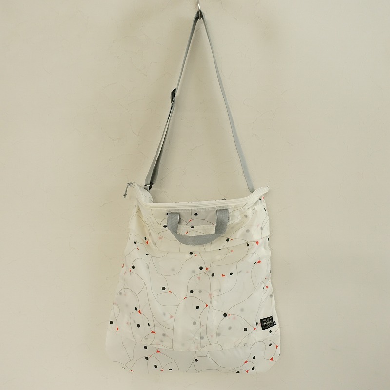 mina perhonen×PORTER HELMET BAG seafowl mina perhonen x PORTER