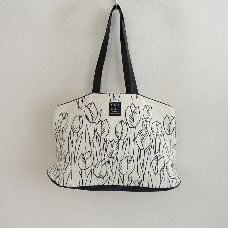 mina perhonen tulipani リネン100% ロング スカート