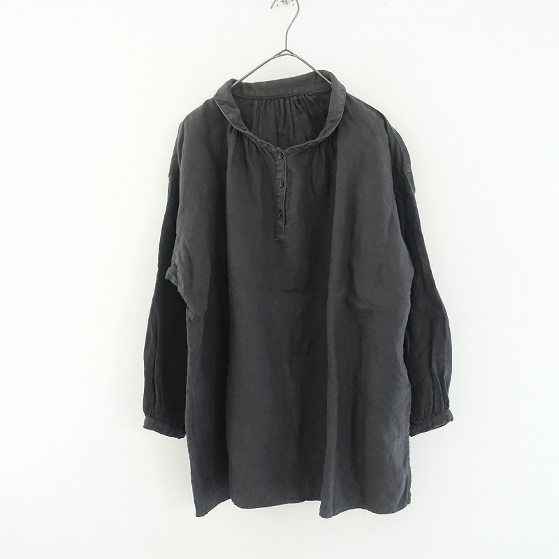 日本製 古着 ネストローブ コンフェクト リネンバスクシャツ XL 日本製 古着 ネストローブ コンフェクト リネンバスクシャツ XL