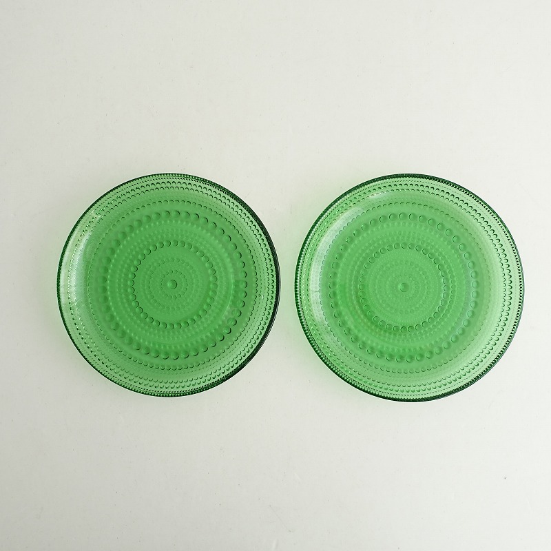 北欧】廃番色/イッタラ iittala カステヘルミ プレート 17cm グリーン
