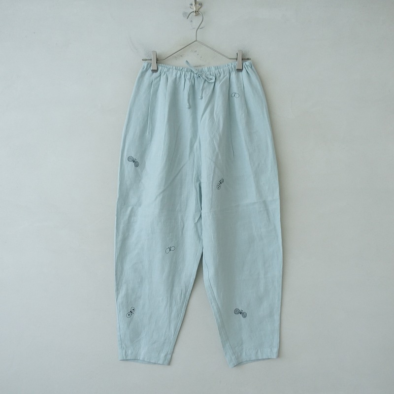 mina perhonen sea fog パンツ36サイズ mina perhonen ミナペルホネン カーキ zs4499 sea fog タック