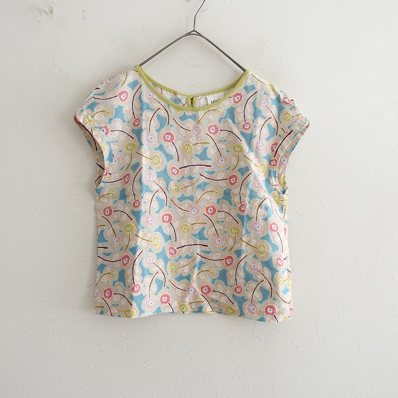 【定価4.6万】ミナペルホネンランドリー mina perhonen laundry *forest tile 刺しゅうワンピース*36パープルブルー(25-2508-446)【01I52】 驚きの破格値，品質保証