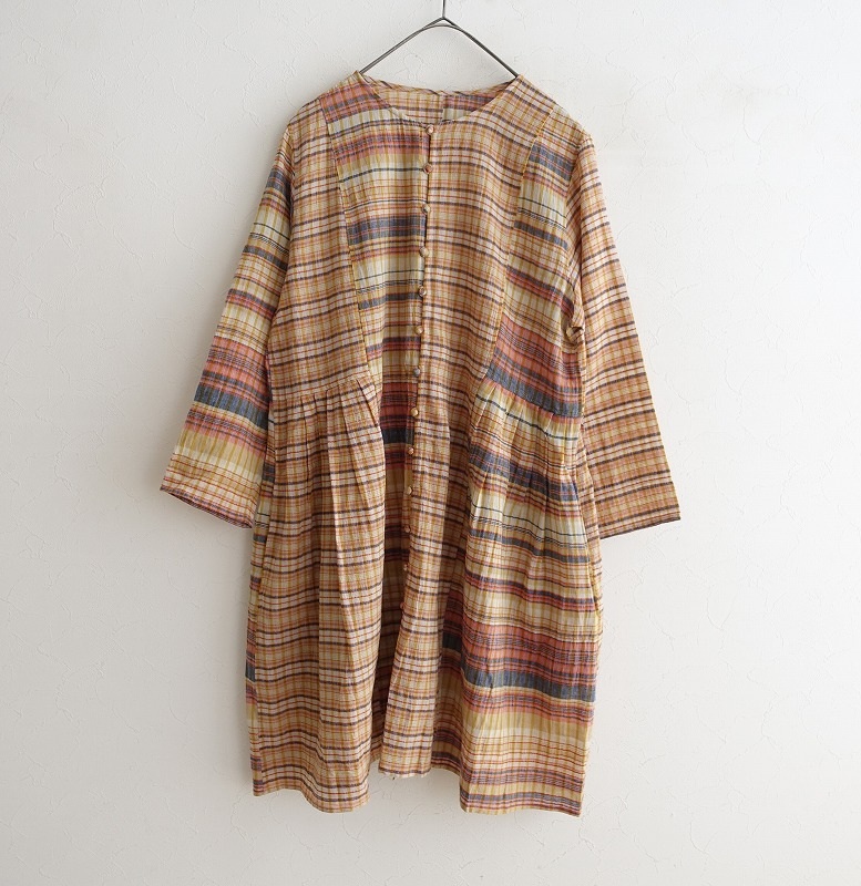 2022　ヨーガンレール　綿ゆったりプルオーバーチュニック　ババグーリ 2022 ヨーガンレール 綿ゆったりプルオーバーチュニック ババグーリ