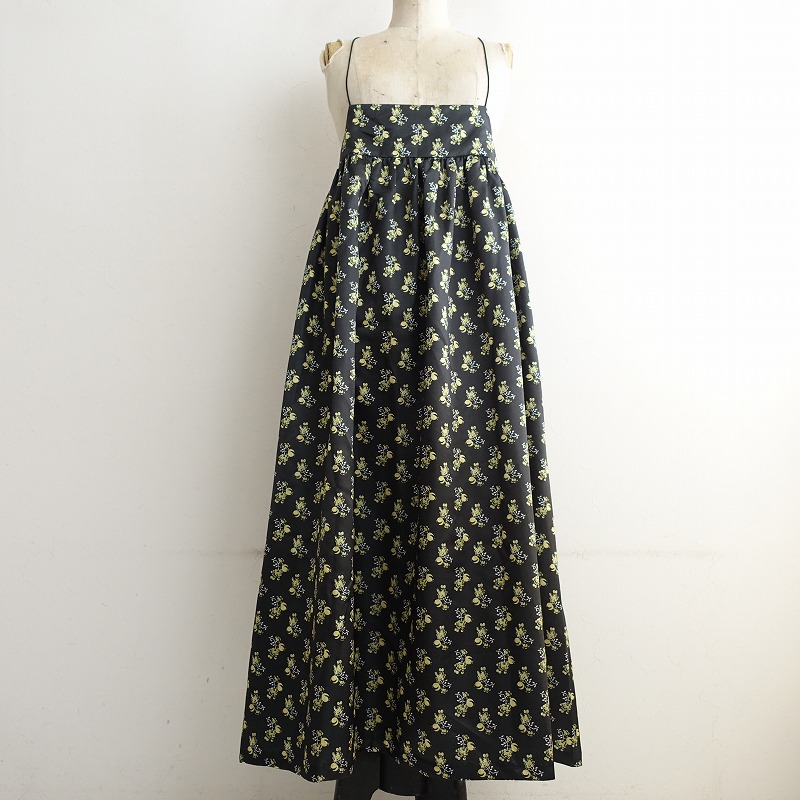 定価2.8万】ソレイアード SOULEIADO ポリエステルプリントギャザー