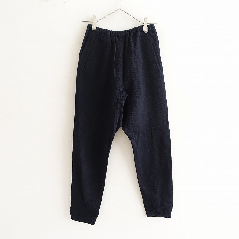 美品。ホームスパン　homspun 黒 コットンリネンワンピース S SALE】homspun リネンバイオ 長袖ワンピース ブラック