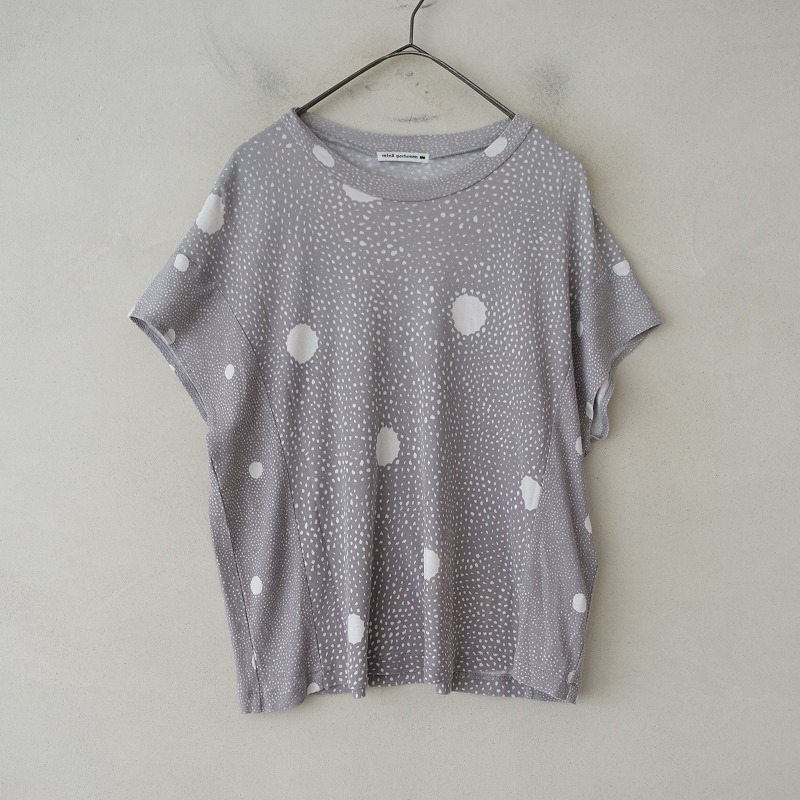 ミナペルホネン ダンデライオン リネン フレンチスリーブ ブラウス38 ミナペルホネン ダンデライオン リネン フレンチスリーブ ブラウス38