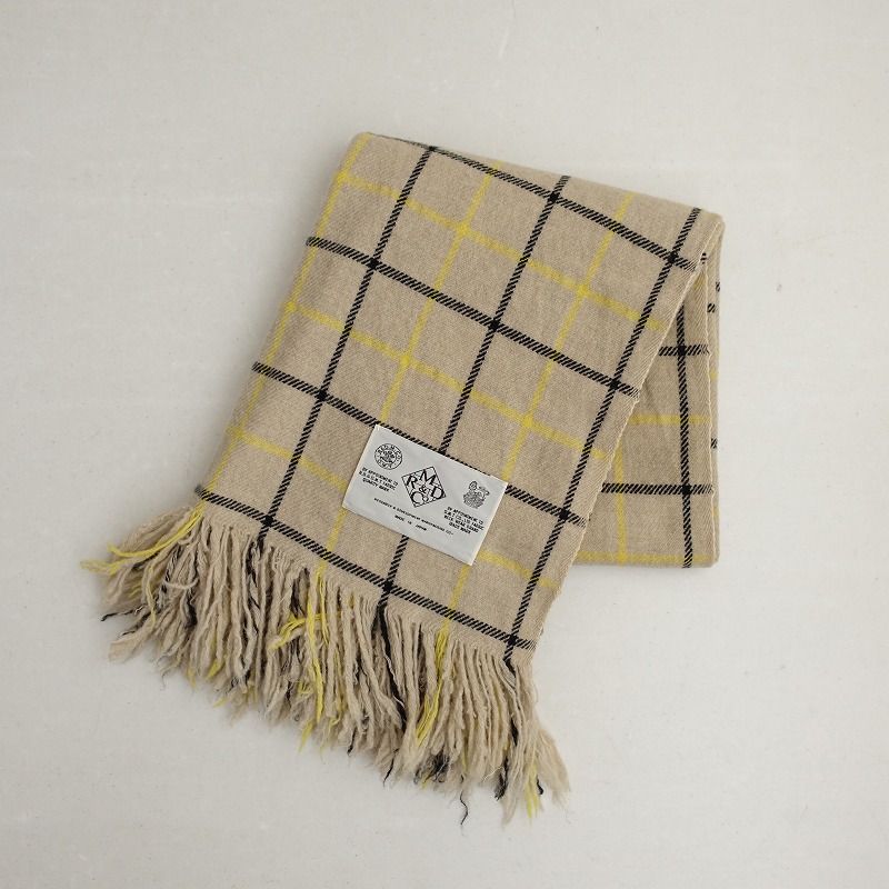 オールドマンズテーラー R&D.M.Co- チェックストール (st7-2509-53