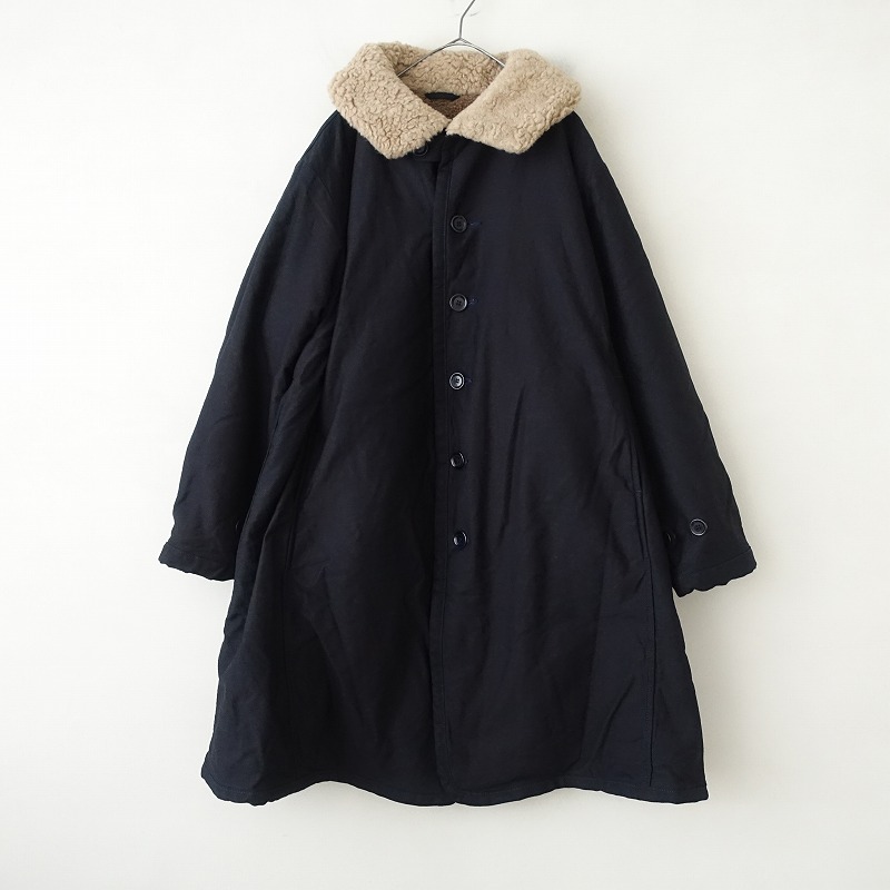 【美品】45R　インディゴリネンの908コート　サイズ4 2023AW/ユニセックス/定価11.9万】フォーティファイブアール 45R