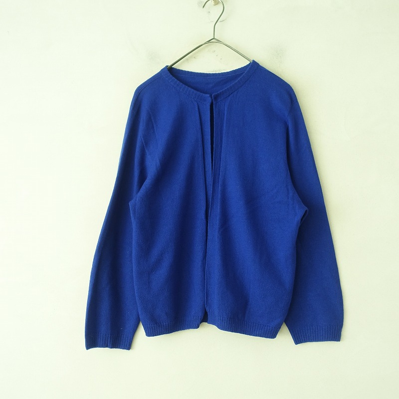 中川政七商店 THE Cardigan L/ブラック コットンカシミヤ 楽天市場