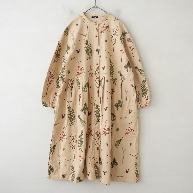 TOWAVASE Artisan dress トワヴァーズ TOWAVASE Artisan dress (camel) | nii-B | WEBSHOP